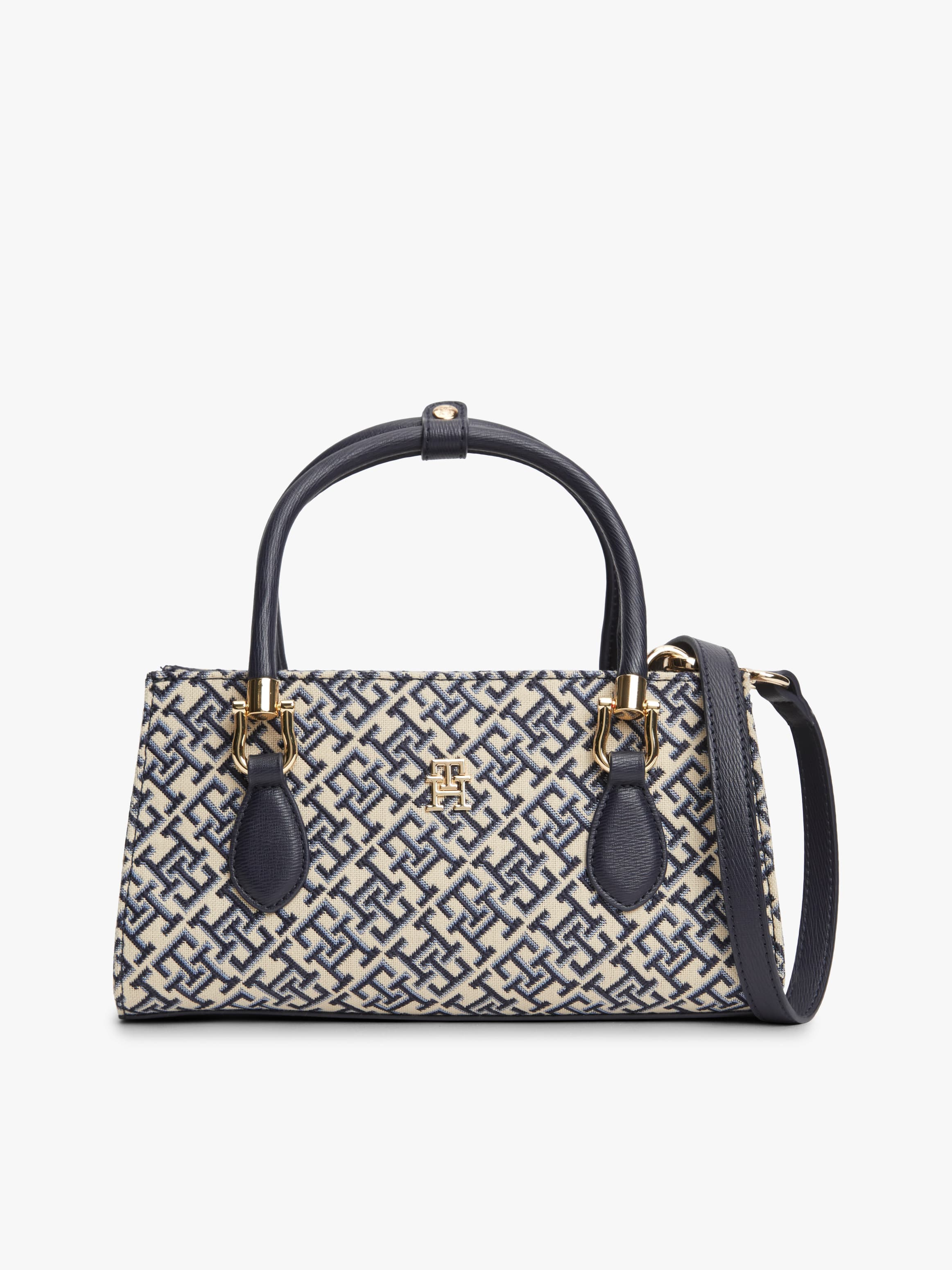 Jacquard Crossbody Satchel