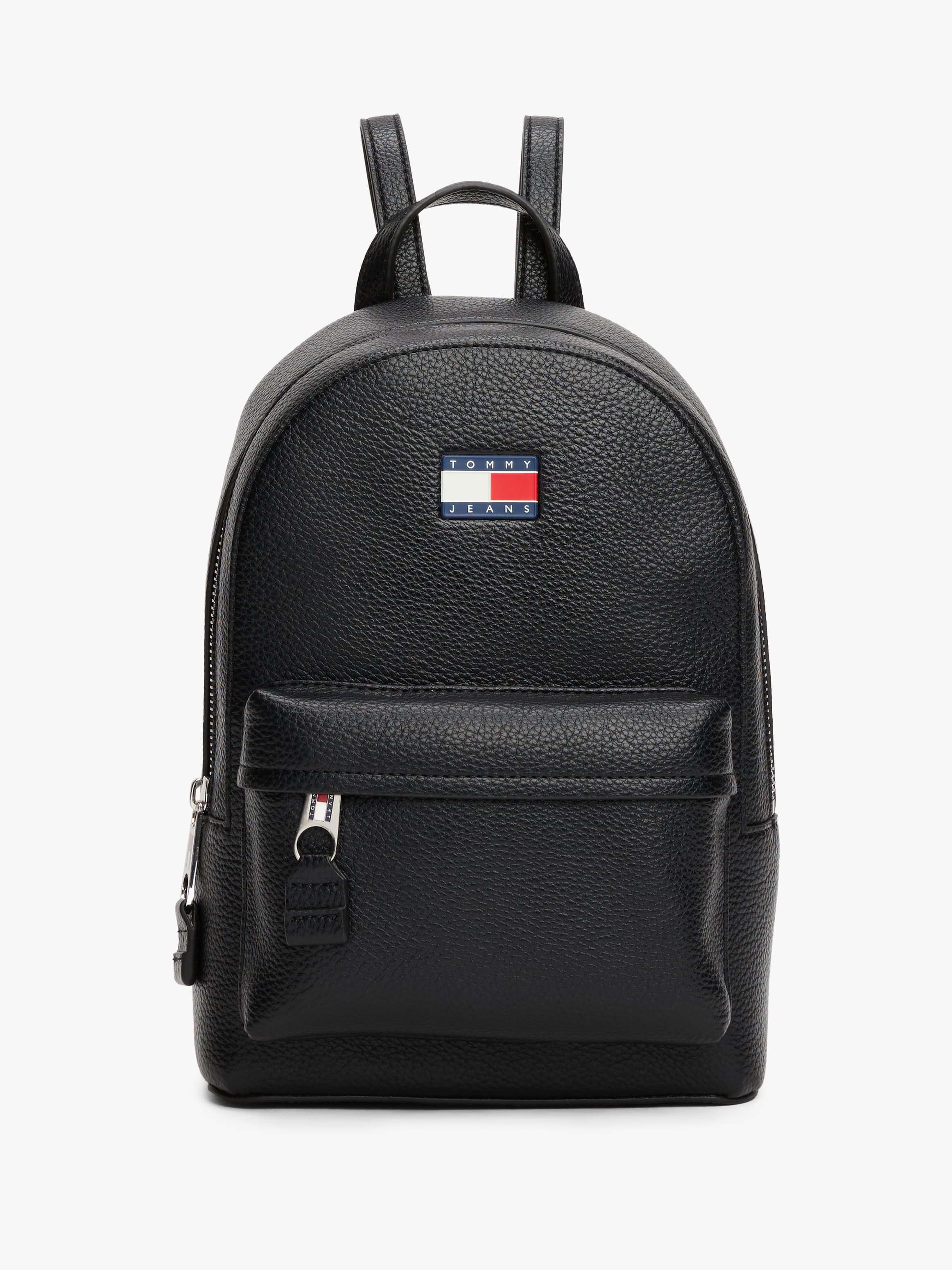 Pebble Grain Rubberised Logo Backpack