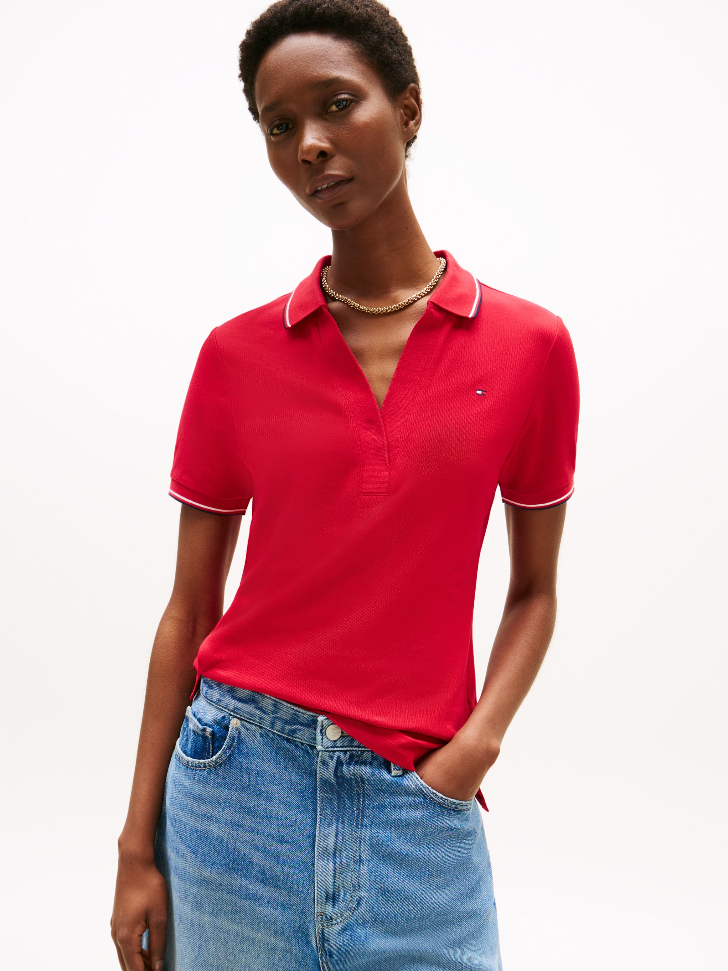 1985 Tipped Slim Fit Polo Shirt