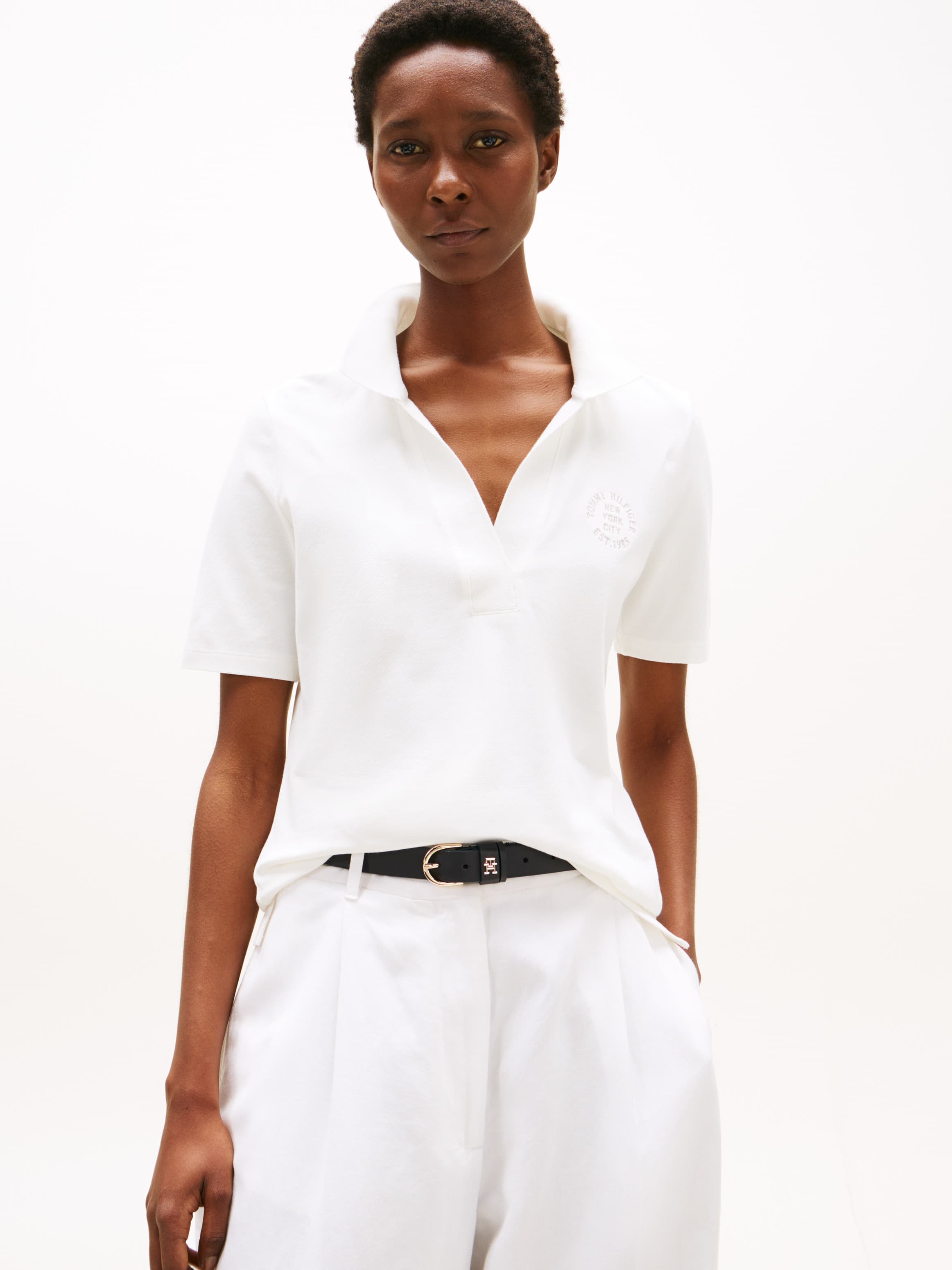 Regular Fit Logo Embroidery Polo Shirt